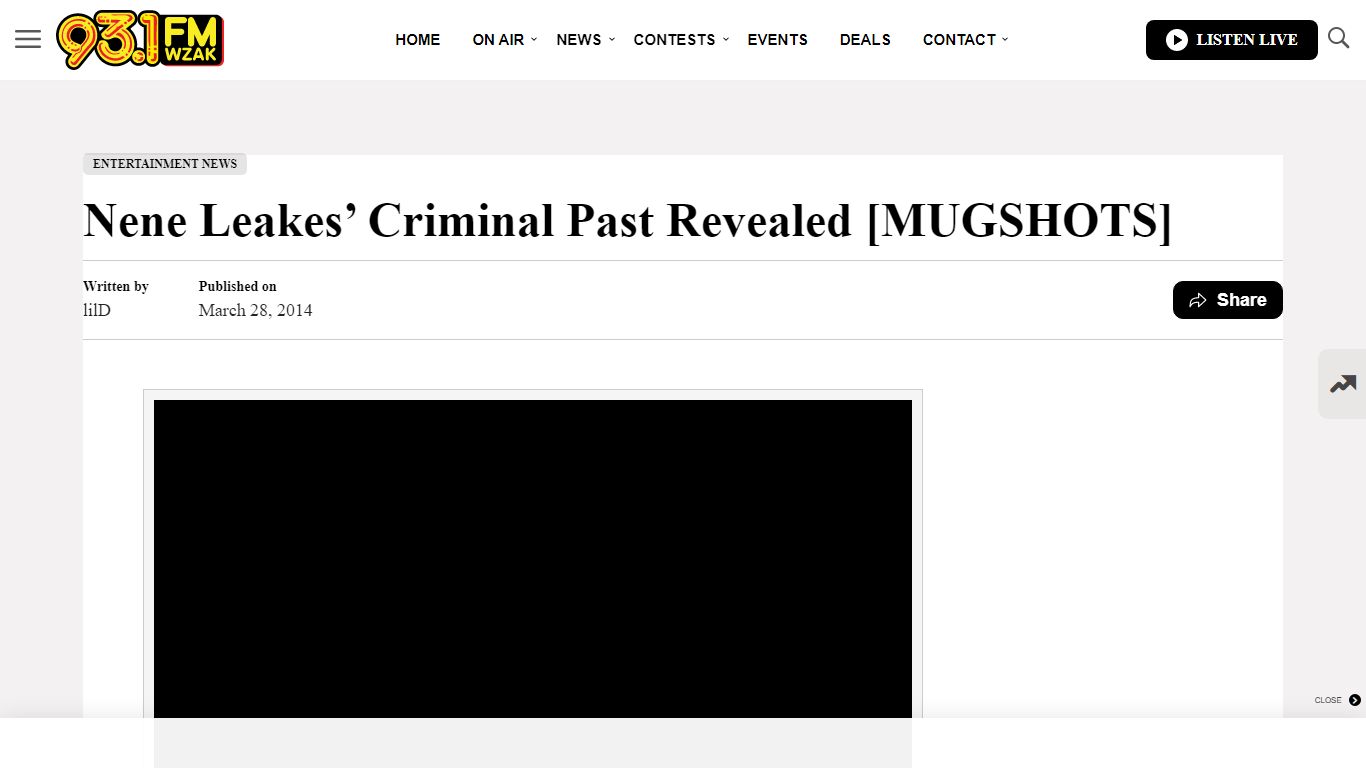 Nene Leakes' Criminal Past Revealed [MUGSHOTS] - 93.1 WZAK