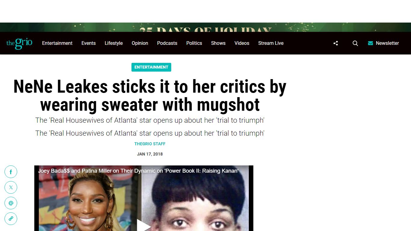 NeNe Leakes sticks it to her critics by wearing sweater with mugshot
